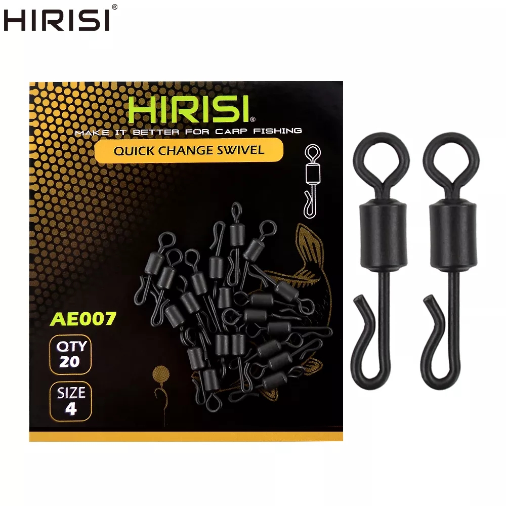 Ice Fishing Tip Up - 20pcs Carp Fishing Swivels Quick Change