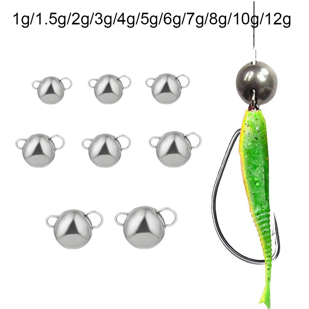 Fishing Equipment Carp - 1pc Matte Black Tungsten Sinkers 1g-12g