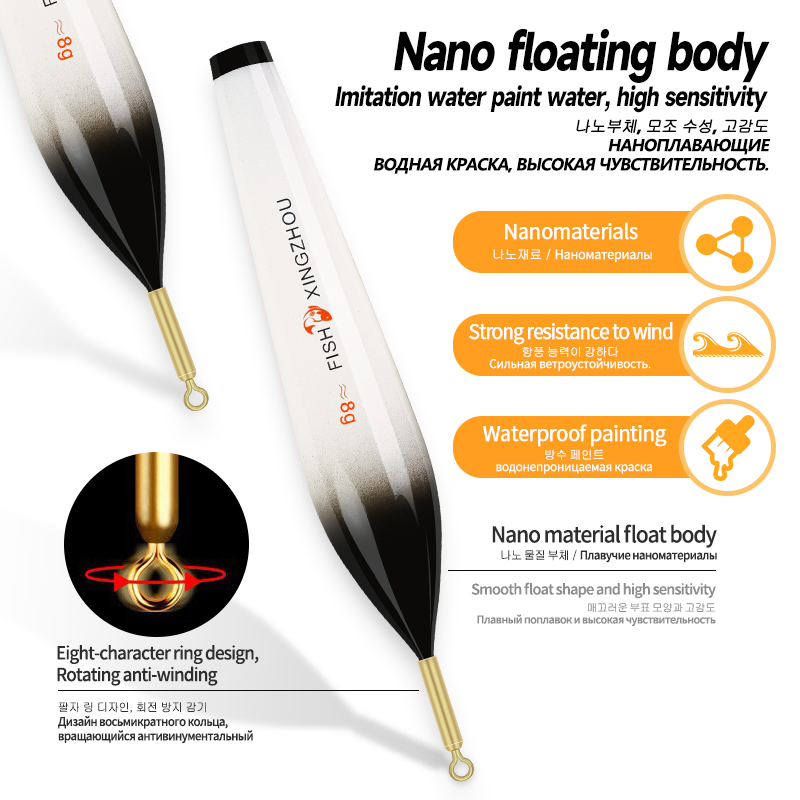 3PCS Luminous Nano Float Body  - огляд і ціна Fishing Equipment Bag