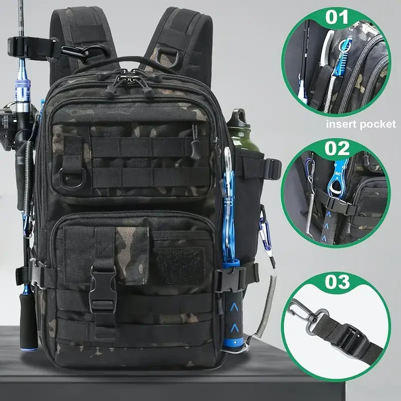 1000D Nylon Waterproof Fishing - огляд і ціна Fishing Equipment Bag